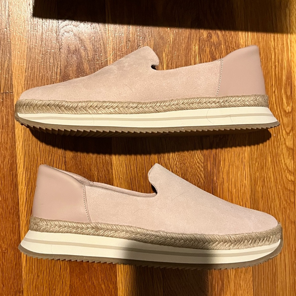 Jocelyn Pink Suede Espadrille Sneaker - Toms - Brand New!
